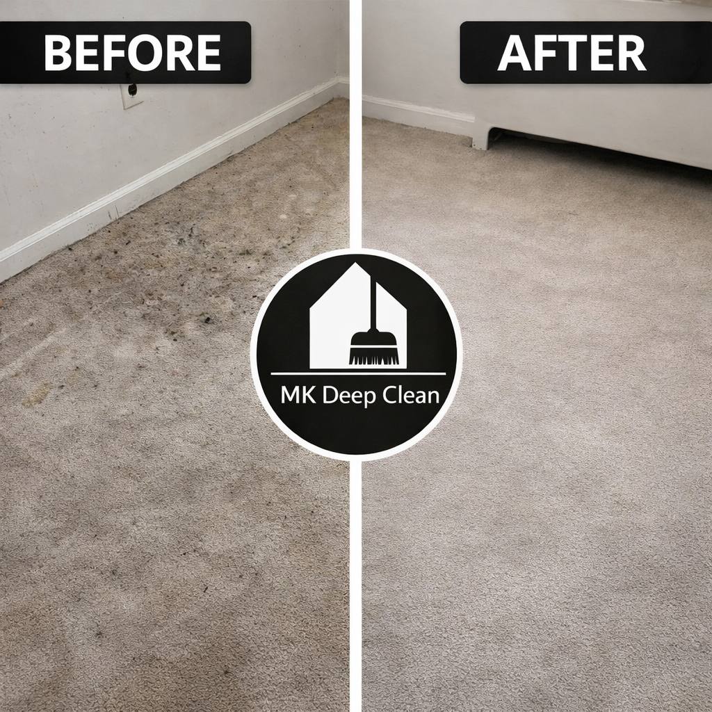 Before and after cleaning result, Central NJ, 20